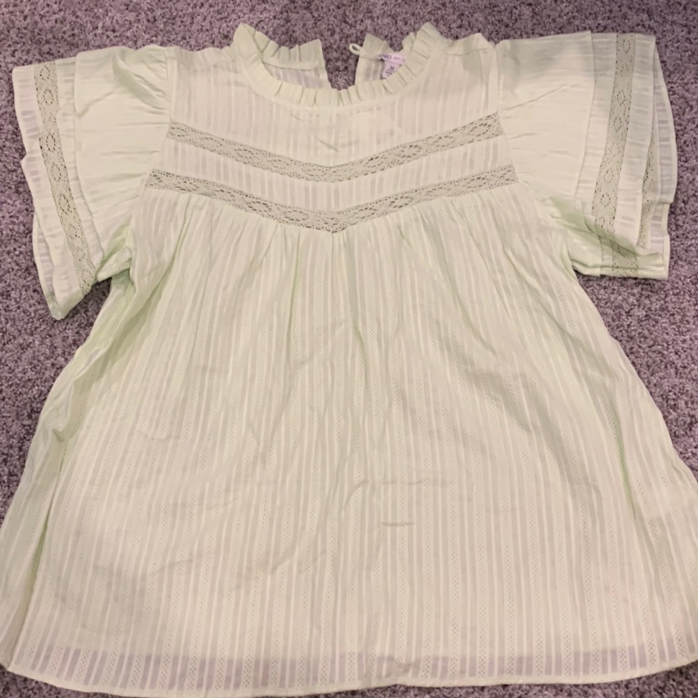 Green blouse